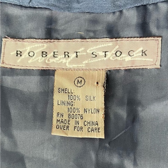 Blue Lightweight Shirt Jacket with‎ Stand-Up Collar - Picture 8 of 11